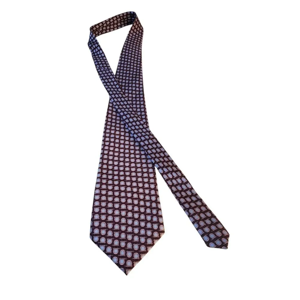 Bijoux Terner Mens Tie Necktie Designer Luxury Burgundy Blue Pink Stirrup Horses